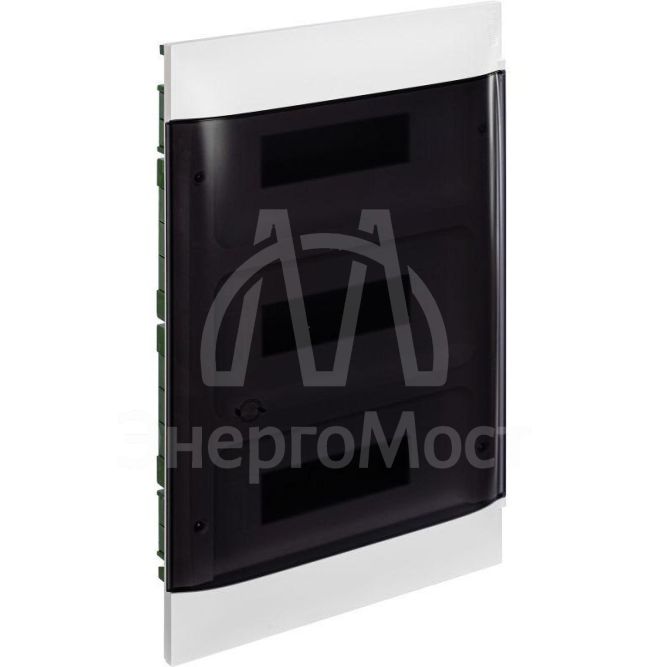 Щиток пластиковый встраиваемый Practibox S (в полые стены) 3х12 дым. дверь Leg 135573