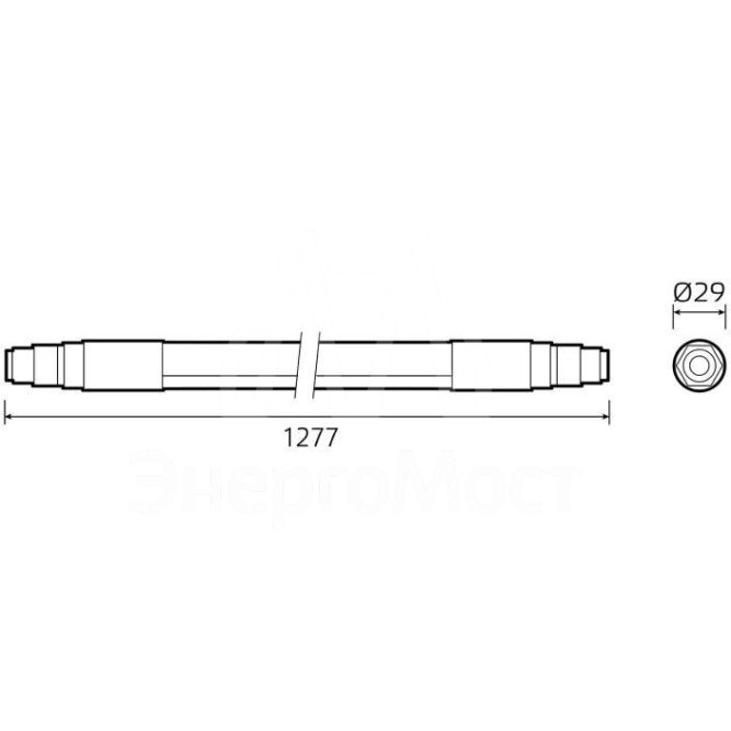 Светильник светодиодный 1277х29х29мм 24Вт 6500К 2500лм IP65 COMPACT линейный матов. соед. в линию до 10шт GAUSS 843424324