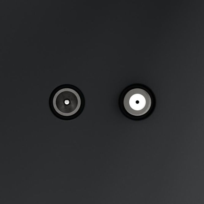 Розетка телевизионная оконечная TV + SAT 2-м СП S70 механизм графит Voltum VLS060407