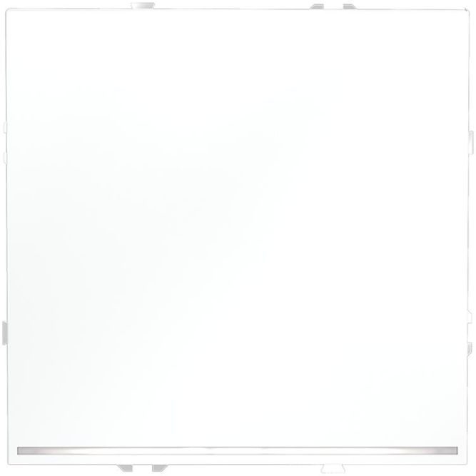 Переключатель проходной 1-кл. СП S70 10А с подсветкой механизм бел. матов. Voltum VLS010402