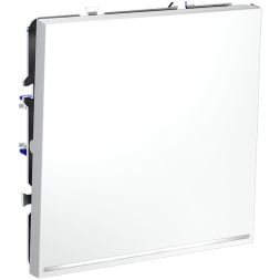 Переключатель проходной 1-кл. СП S70 10А с подсветкой механизм бел. матов. Voltum VLS010402