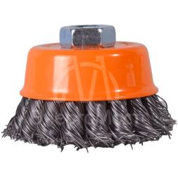 Щётка чашечная для УШМ, крученая, 75 мм Вихрь