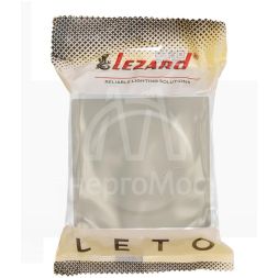 Розетка 1-м ОП LETO с заземл. с крышкой LETO ПБТ крем LEZARD 752-0300-123B