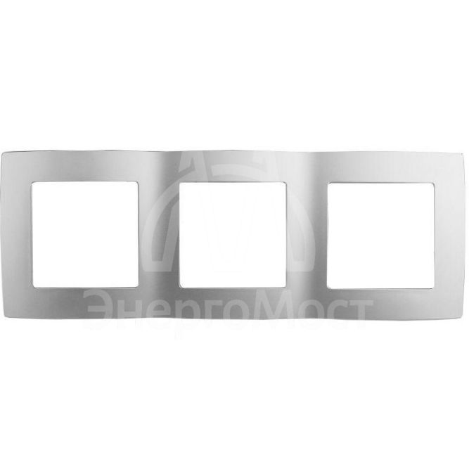 Рамка 3-м 12-5003-03 алюм. ЭРА Б0014763