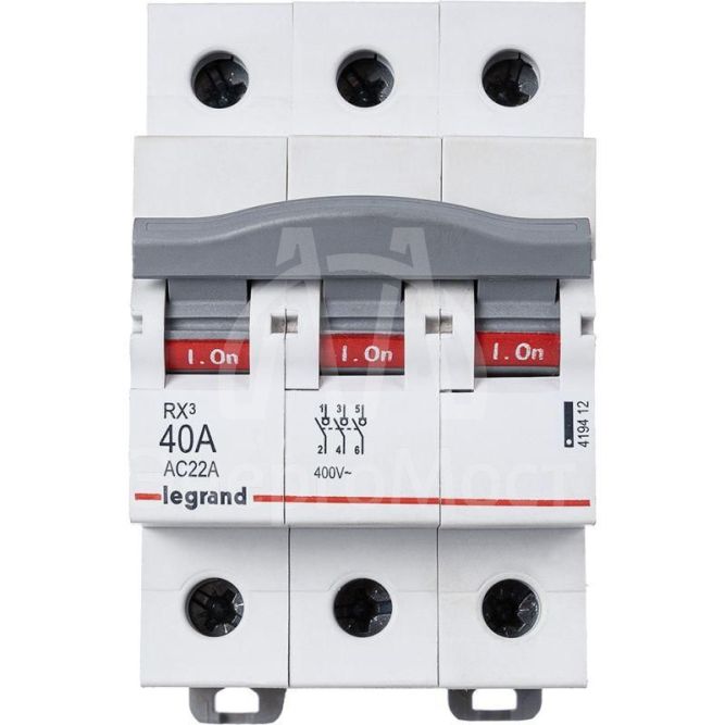 Выключатель-разъединитель 3п 40А RX3 Leg 419412