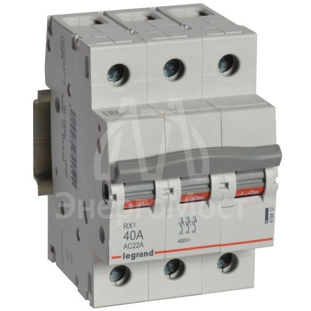 Выключатель-разъединитель 3п 40А RX3 Leg 419412