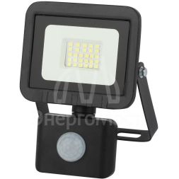 Прожектор уличный LPR-041-2-65K-020 LED 20Вт 6500К 1600лм датчик движ. регулир. 100х130х45 (50/1200) Эра Б0043585