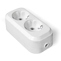 Колодка удлинителя 2-м с заземл. IONICH 1520