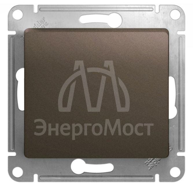 Переключатель перекрестный 1-кл. СП Glossa 10А IP20 (сх. 7) 10AX механизм шоколад. SE GSL000871
