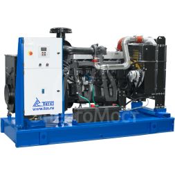 Дизельный генератор ТСС ЭД-100-Т400 с АВР в погодозащитном кожухе на прицепе