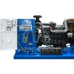 Дизельный генератор ТСС ЭД-100-Т400 с АВР в погодозащитном кожухе на прицепе