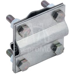 Зажим заземления крестообразный стержень-полоса/пруток оцинк. сталь IEK ZGC33-11-1-16-40