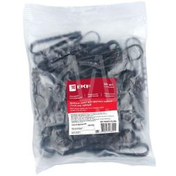 Дюбель-хомут d11-18мм для круглого кабеля черн. (уп.50шт) PROxima EKF plc-ncs50-11x18b