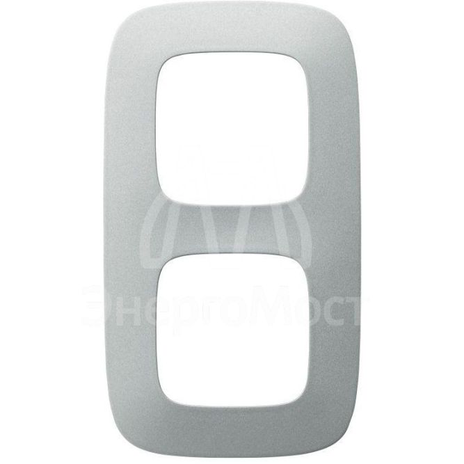 Рамка 2-м Valena Allure универсальная алюм. Leg 754392