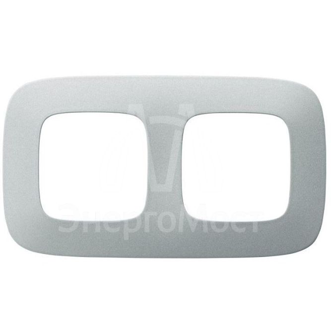 Рамка 2-м Valena Allure универсальная алюм. Leg 754392