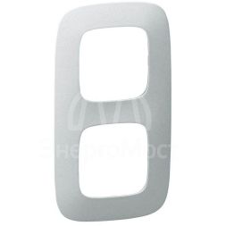 Рамка 2-м Valena Allure универсальная алюм. Leg 754392