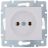 Механизм розетки 1-м СП KARINA 16А IP20 без заземл. термопласт бел. LEZARD 707-0288-121B