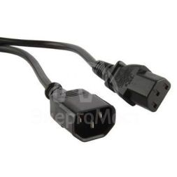 Кабель питания PWC-IEC13-IEC14-5.0-BK монитор-компьютер IEC 320 C13 - IEC 320 C14 (3х1.00) 10А прямая вилка 5м Hyperline 34926