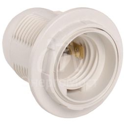 Патрон электрич. E27 Ппл27-04-К12 с кольцом пластик. бел. (инд. упак.) IEK EPP11-04-02-K01