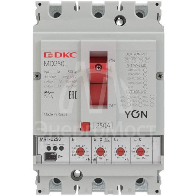 Выключатель автоматический в литом корпусе YON MD100N-MR1 DKC MD100N-MR1
