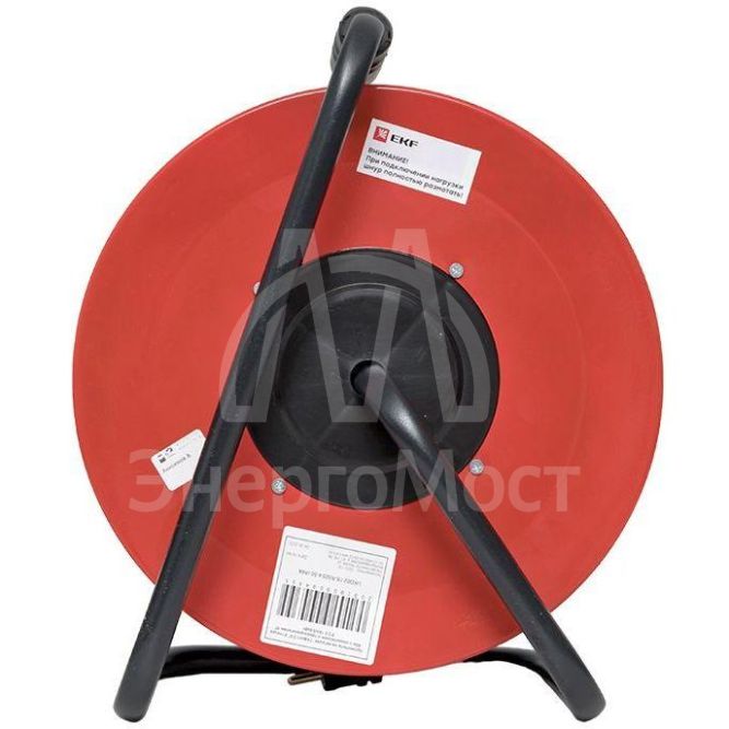 Удлинитель на катушке 4х50м с заземл. 16А IP44 Гефест 2.0 КГ 3х2.5 3.5кВт предохр. PROxima EKF UKG02-16-R325-4-50-IP44