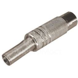 Разъем гнездо TV никель с пружиной Rexant 05-2014