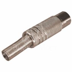 Разъем гнездо TV никель с пружиной Rexant 05-2014