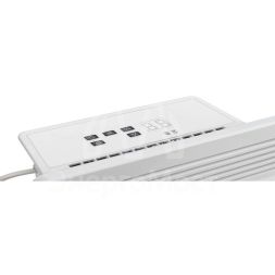 Конвектор электрический 2кВт с электронным термостатом Х-образ. нагревательный элемент ножки+крепление на стену Rexant 60-0082