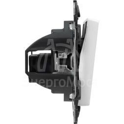 Механизм выключателя 3-кл. СП Valena Life 10А IP20 250В 10AX с лиц. панелью винт. зажимы бел. Leg 752403