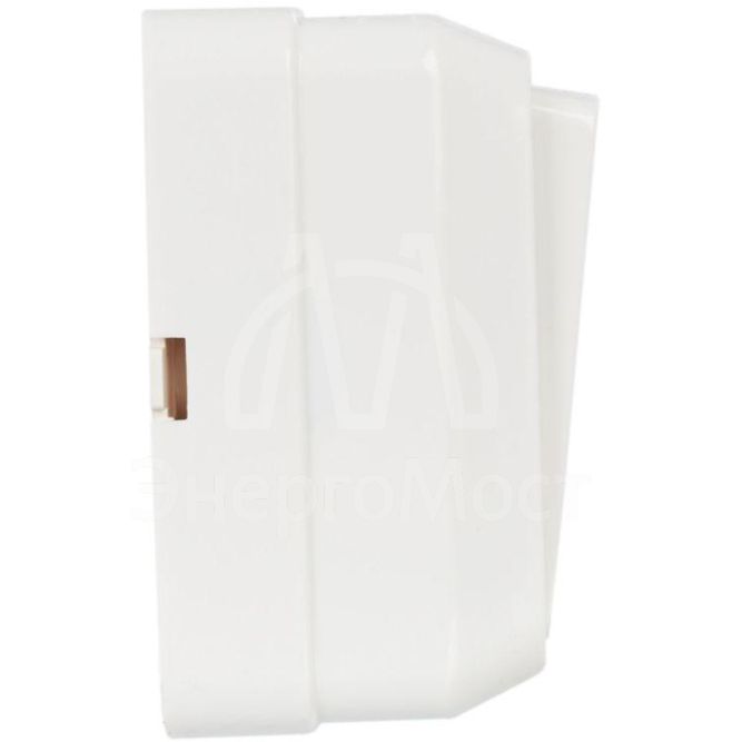 Выключатель 1-кл. ОП Октава 10А IP20 ВС20-1-1-ОБ с индикацией бел. IEK EVO11-K01-10-DC