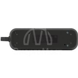 Колодка удлинителя 3-м с заземл. черн. KX-3e-B Эра Б0061718