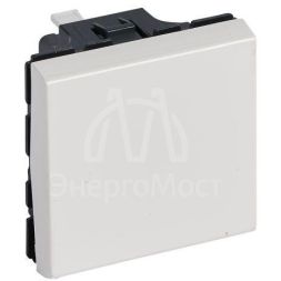 Механизм переключателя на 2 направления 1-кл. 2мод. СП Mosaic 10А IP31 10AX бел. Leg 077011