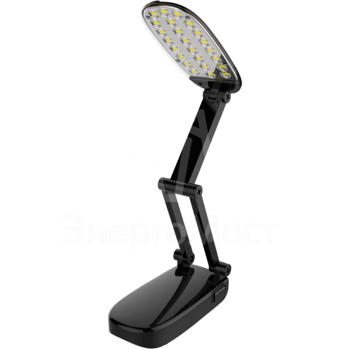 Светильник UF-703 С02 24LED настол. аккумулятор. черн. Ultraflash 13110