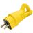 Вилка электрическая 1ф 16А 250В IP44 однофазная с ушком каучук желт. Universal 3080