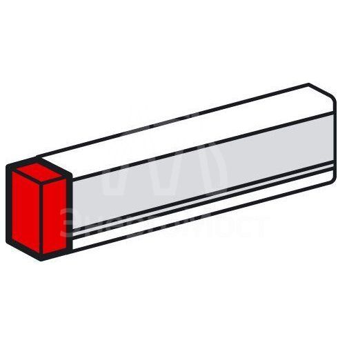 Заглушка 100х50мм METRA Leg 638035