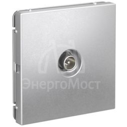 Розетка телевизионная оконечная TV ArtGallery 1дБ механизм алюм. SE GAL000391