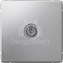 Розетка телевизионная оконечная TV ArtGallery 1дБ механизм алюм. SE GAL000391