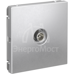Розетка телевизионная оконечная TV ArtGallery 1дБ механизм алюм. SE GAL000391