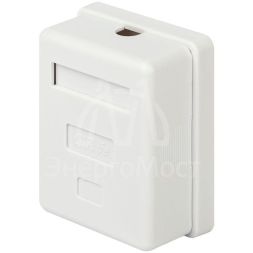 Розетка компьютерная RJ-45 кат.5e экран. 1-порт ЭРА Б0056903
