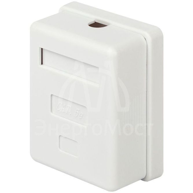 Розетка компьютерная RJ-45 кат.5e экран. 1-порт ЭРА Б0056903