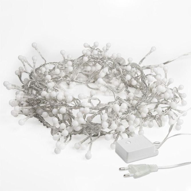 Гирлянда &amp;quot;Мишура LED&amp;quot; 3м 288LED зел. прозр. провод 18Вт 220В IP20 NEON-NIGHT 303-604