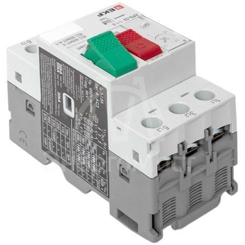 Выключатель автоматический для защиты двигателя АПД-32 1.0-1.6А EKF apd-me-1.6