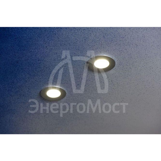 Светильник 4104 встраиваемый MR16 круг пласт. бел. IEK LT-UVB0-4104-GU05-1-K01