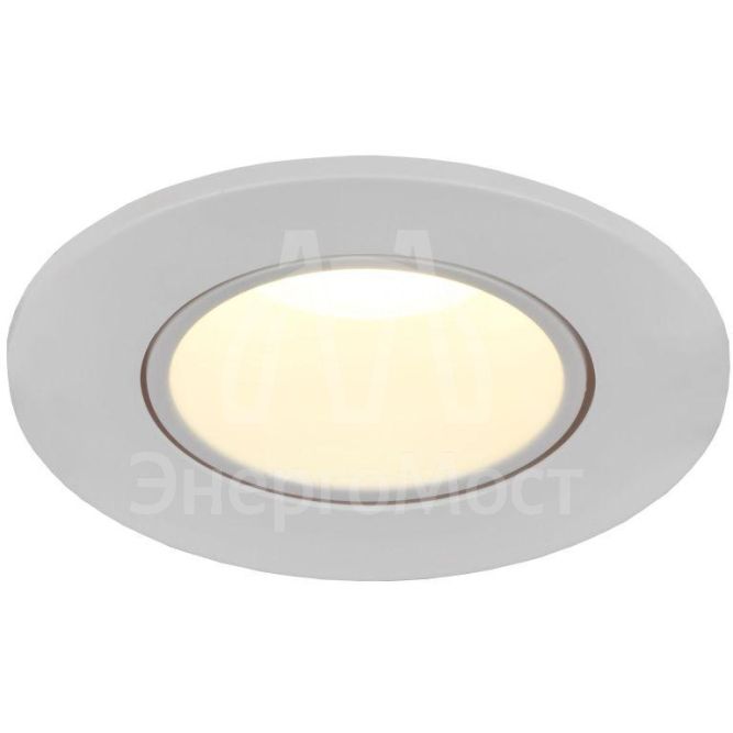 Светильник 4104 встраиваемый MR16 круг пласт. бел. IEK LT-UVB0-4104-GU05-1-K01