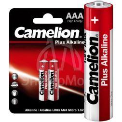 Элемент питания алкалиновый LR LR03 BL-2 (блист.2шт) Camelion 1651