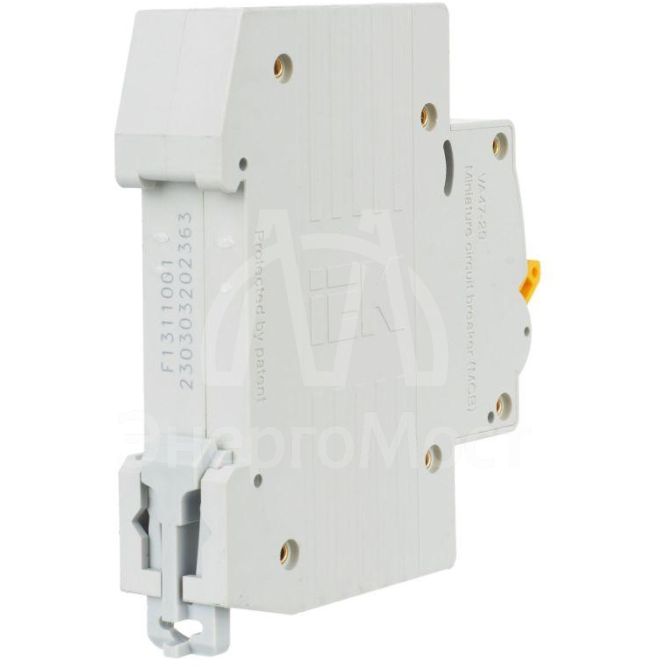 Выключатель автоматический модульный 1п C 63А 4.5кА ВА47-29 IEK MVA20-1-063-C