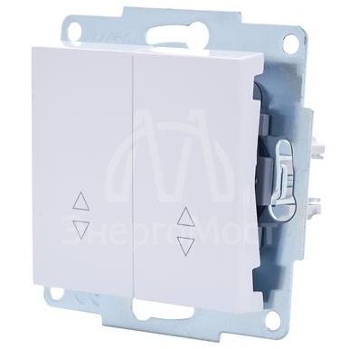 Механизм выключателя проходн. 2-кл.СП VESNA проходной двойной бел. LEZARD 742-0288-106