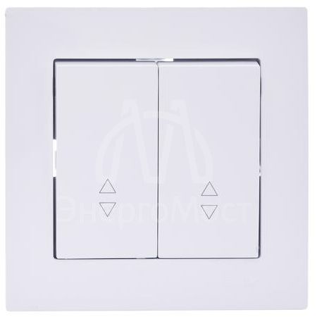 Механизм выключателя проходн. 2-кл.СП VESNA проходной двойной бел. LEZARD 742-0288-106