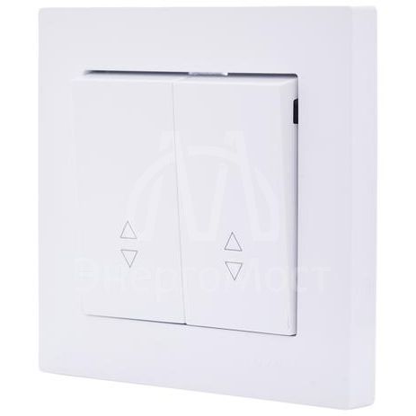 Механизм выключателя проходн. 2-кл.СП VESNA проходной двойной бел. LEZARD 742-0288-106