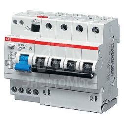 Выключатель авт. диф. тока 4п 6мод. C 32А 30мА тип AC 6кА DS204 ABB 2CSR254001R1324
